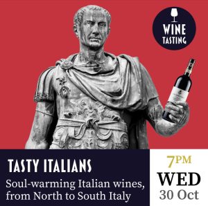 Wed 30th October. Tasty Italians
